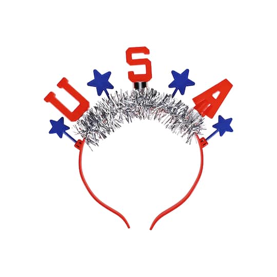 Patriotic USA Light-Up Headband by Creatology&#x2122;